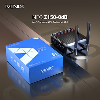 MINIX Z150 0dB Fanless Mini PC with 16GB DDR4/512GB M.2 PCle 3.0 x MINIX Z150 0dB Fanless Mini PC with 16GB DDR4/512GB M.2 PCle 3.0 x