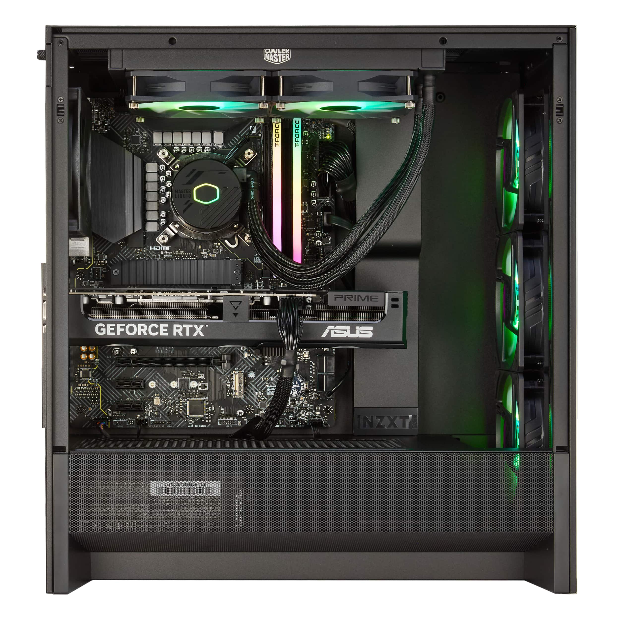 LUVECE MASTER ino E L T TPOHCE cmnio a MASTCR IORI GeE PLATH - PRIME GEFORCE RTX NSI ASUS - I.RI NZXTO