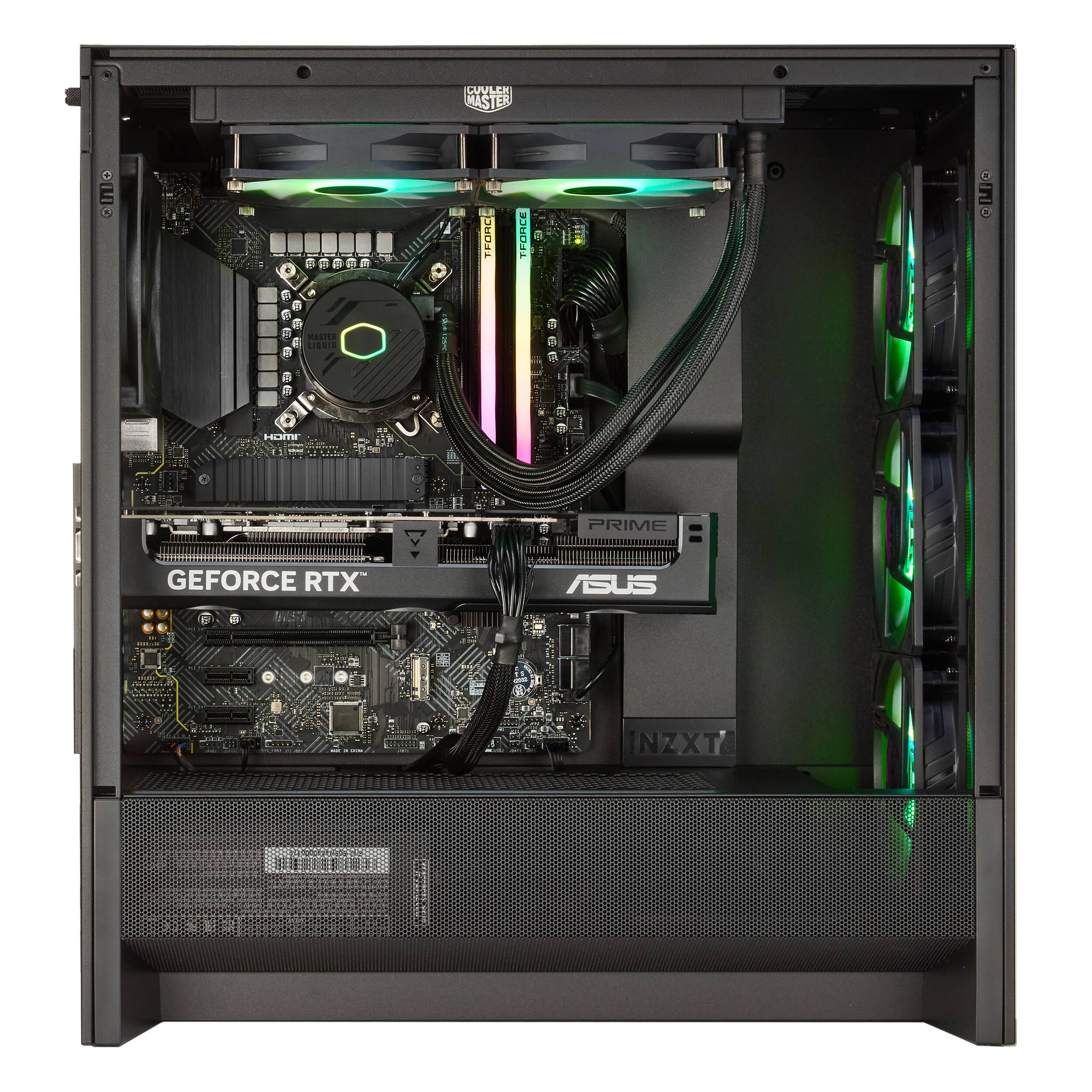 LUVECE MASTER ino E L T TPOHCE cmnio a MASTCR IORI GeE PLATH - PRIME GEFORCE RTX NSI ASUS - I.RI NZXTO