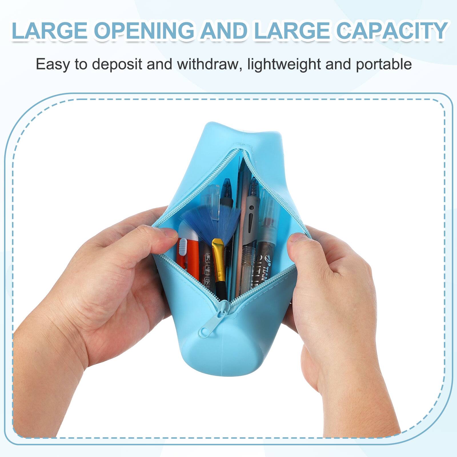 LARGE OPENING AND LARGE CAPACITY  
Easy to deposit and withdraw, lightweight and portable