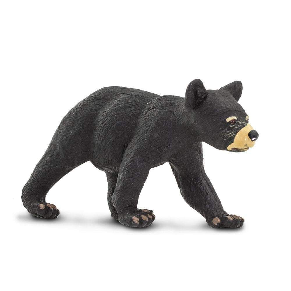 Front. Safari Ltd. - Black Bear Cub Toy Figurine.