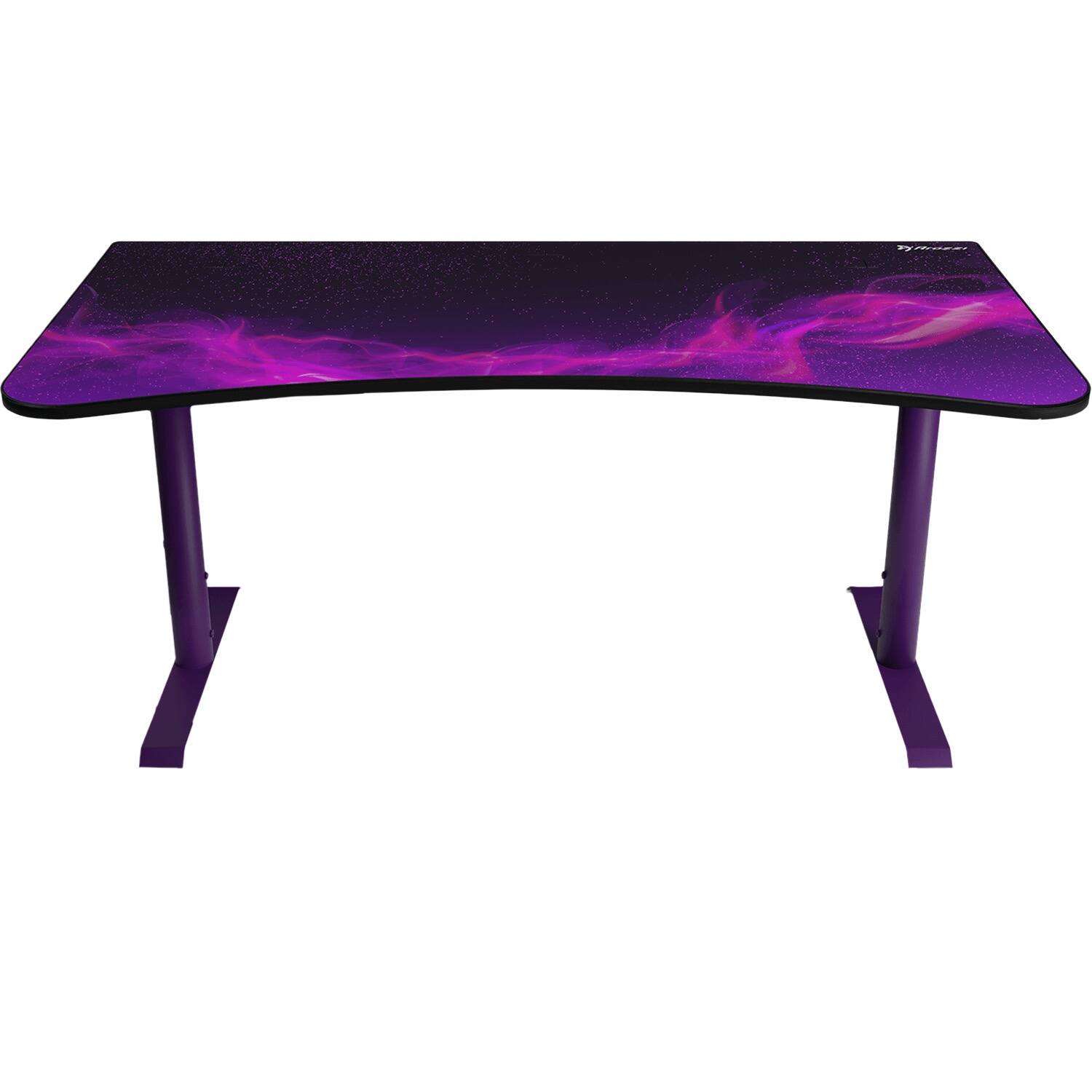 Alt View 11. Arozzi - Arena Ultrawide Curved Gaming Desk - Purple Galaxy.