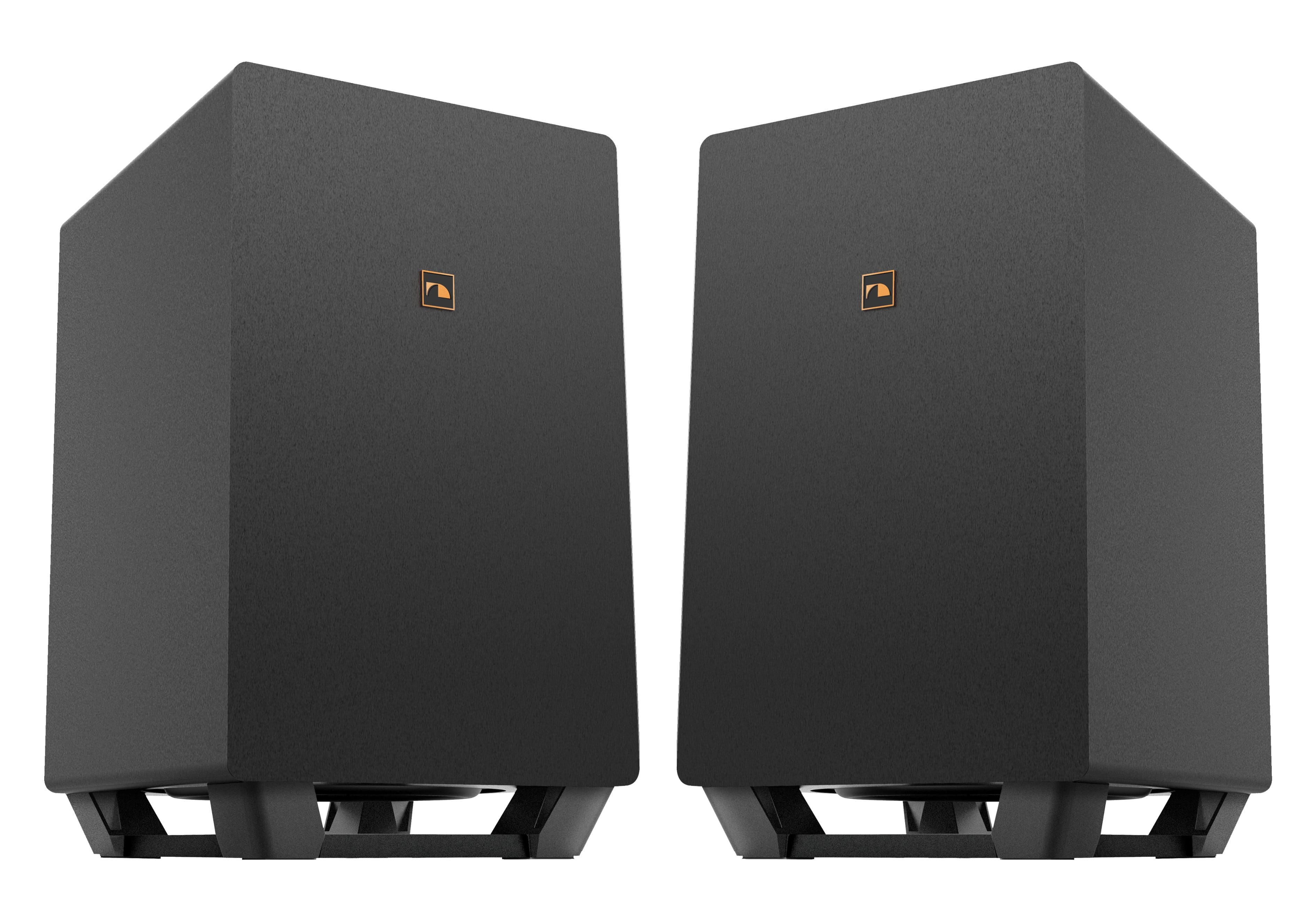 Left. Nakamichi - Shockwafe 9.2.4Ch 1300W Soundbar System with Dual 10” Wireless Subwoofers, Dolby Atmos, eARC and SSE MAX - Black.