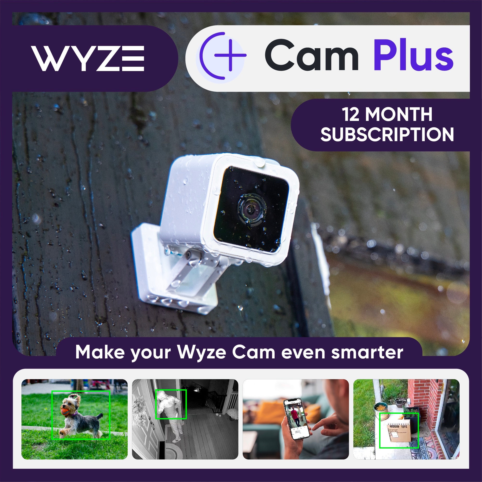 Alt View 11. Wyze - Cam Plus 12 Month Subscription.
