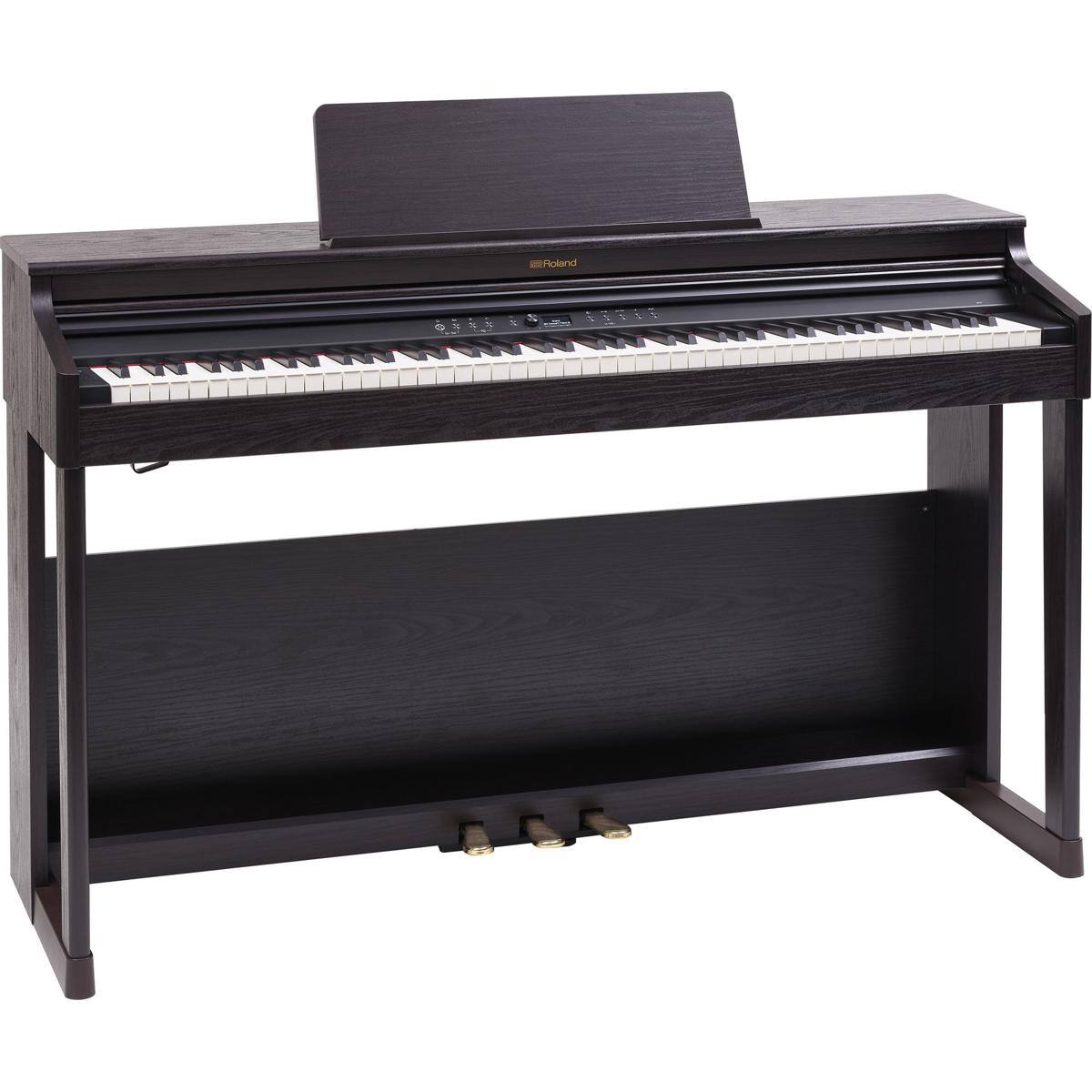 Alt View 4. Roland - Roland RP701 88 Keys SuperNATURAL Digital Piano, Dark Rosewood.