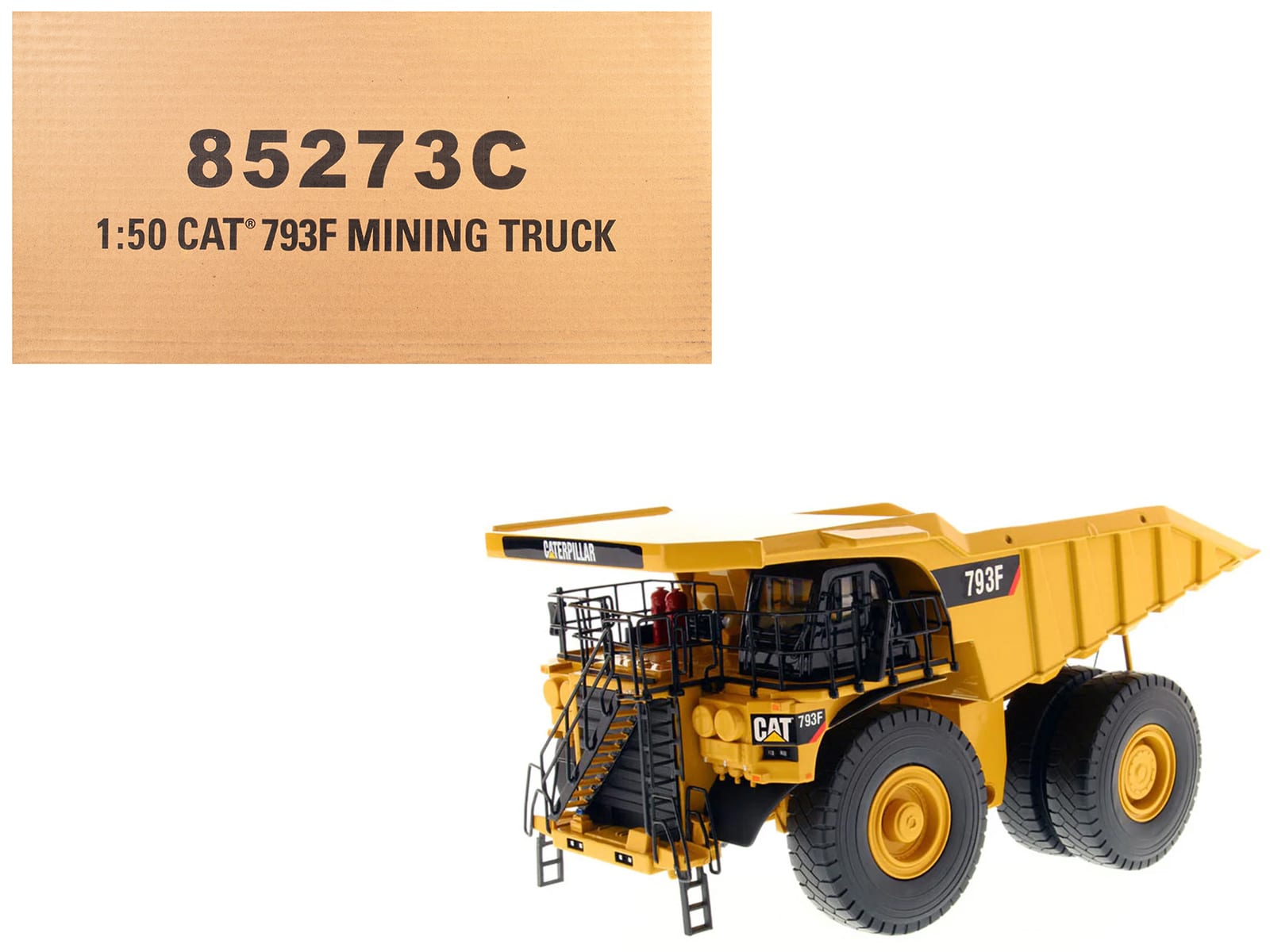 CAT Caterpillar 793F Mining Truck with Operator "Core Classics" Series 1/50 Diecast Model by Diecast Masters - Yellow 