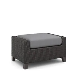 New Classic Furniture - Skye Set Of 2 Ottomans-Gray - Brown