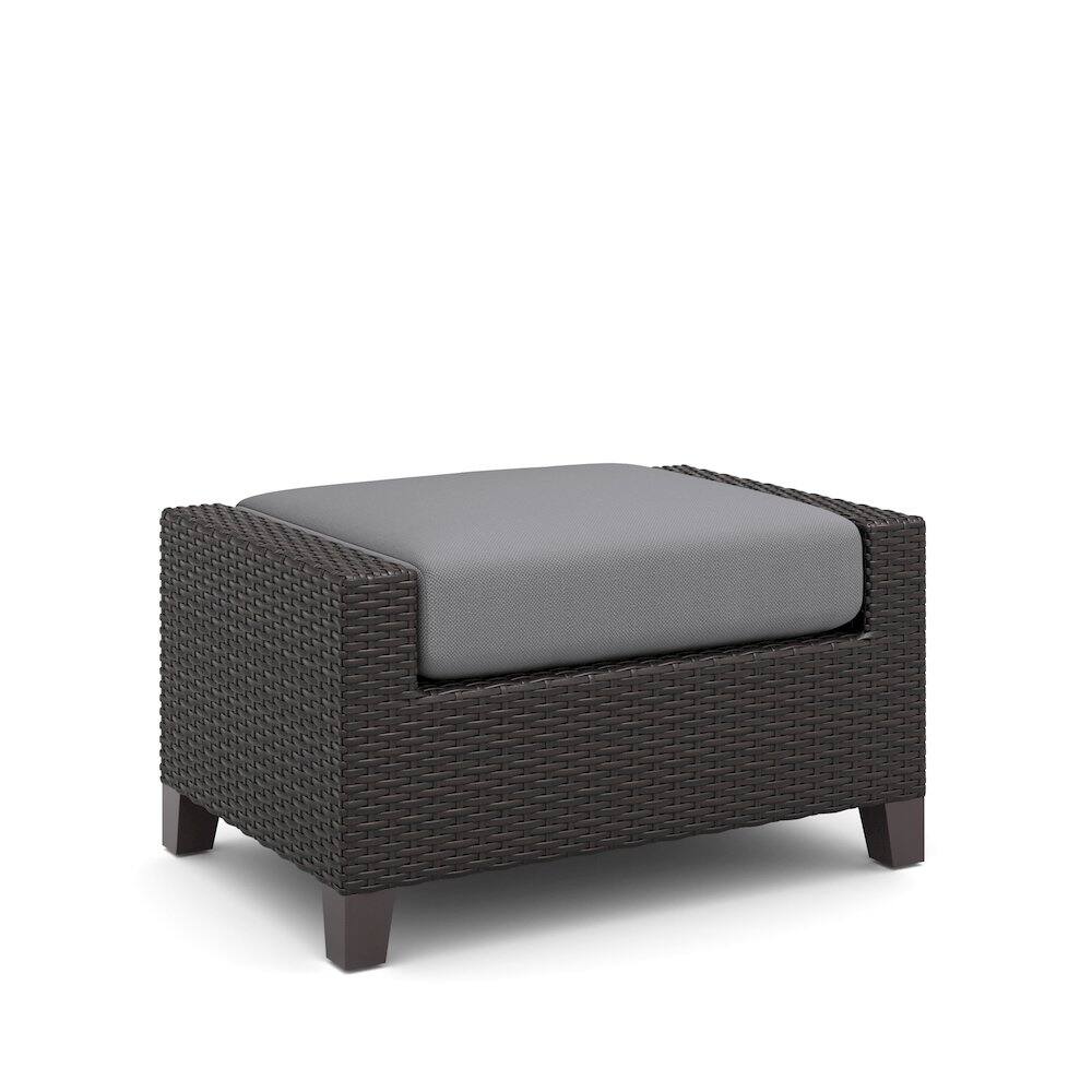 Front. New Classic Furniture - Skye Set Of 2 Ottomans-Gray - Brown.
