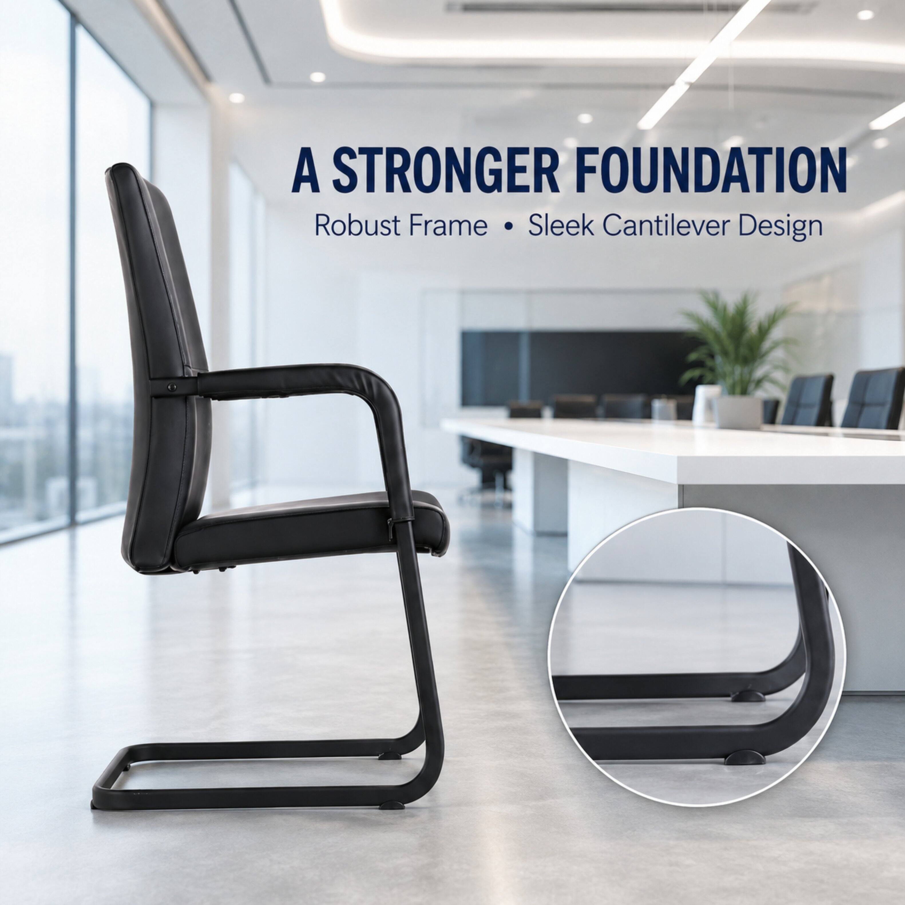A STRONGER FOUNDATION  
Robust Frame • Sleek Cantilever Design