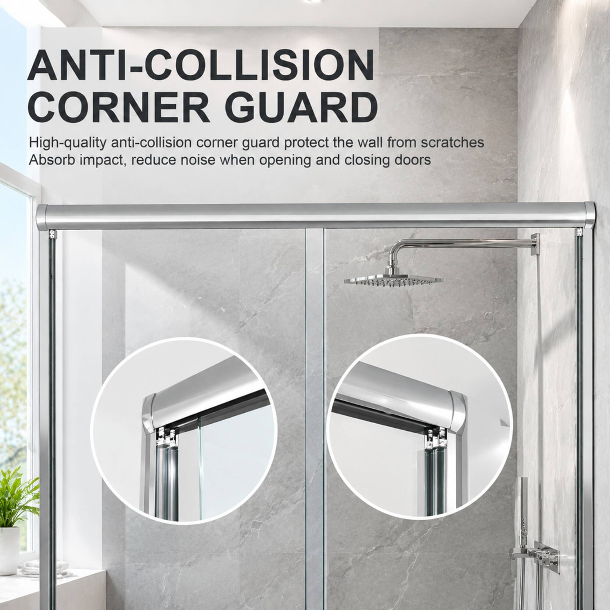 ANTI-COLLISION CORNER GUARD

High-quality anti-collision corner guard protect the wall from scratches
Absorb impact, reduce noise when opening and closing doors