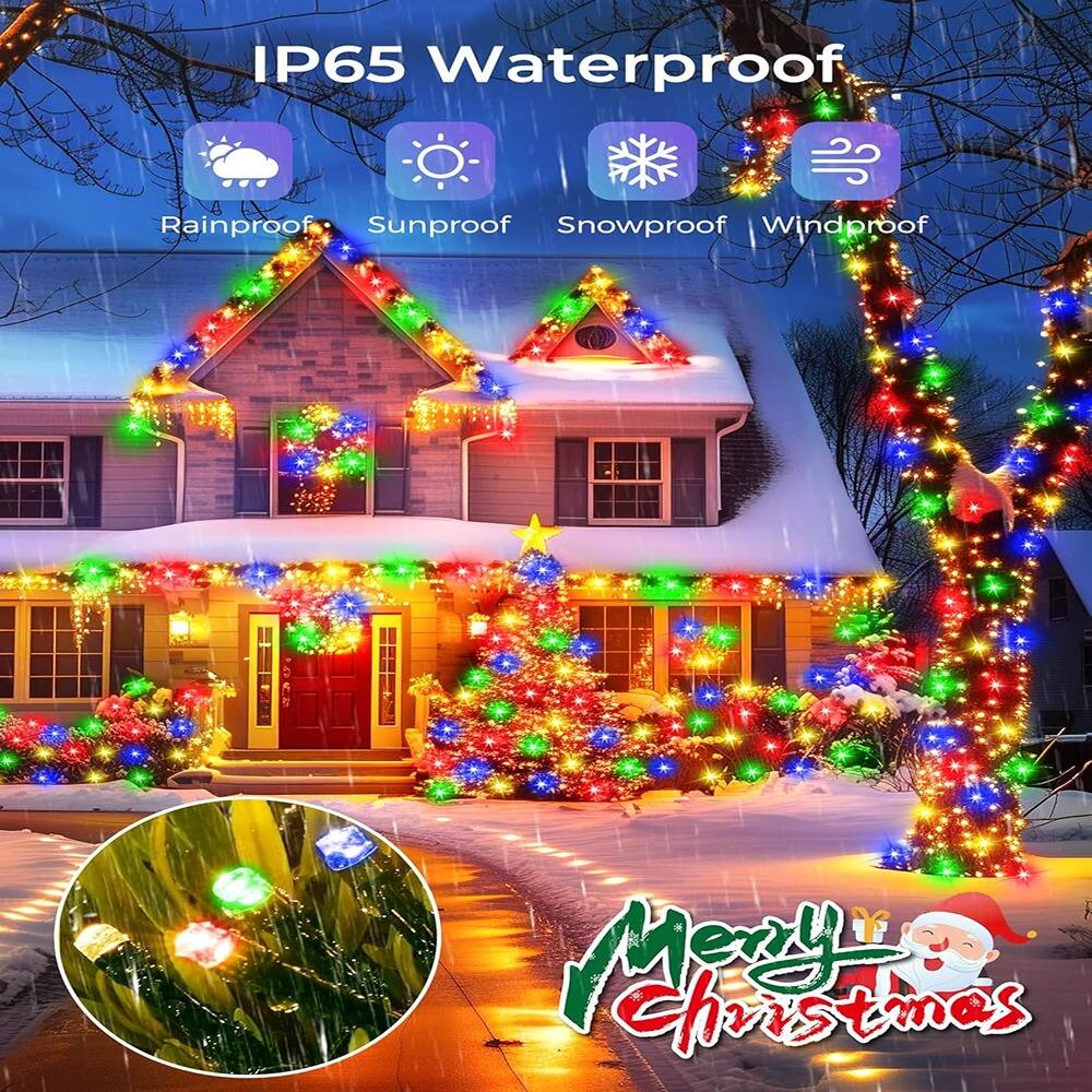IP65 Waterproof  
Rainproof Sunproof Snowproof Windproof  
Merry Christmas