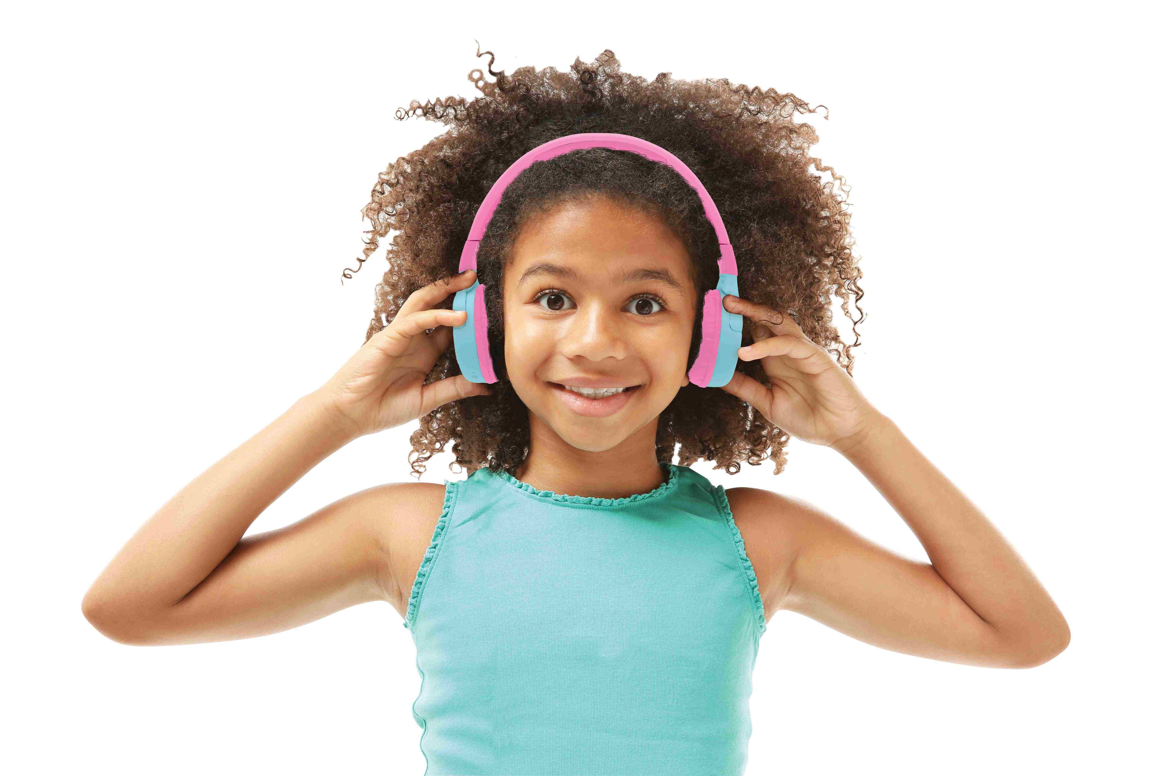 Alt View 9. Lexibook - 2-in-1 Bluetooth Foldable Headphones with Safe Volume for Kids.