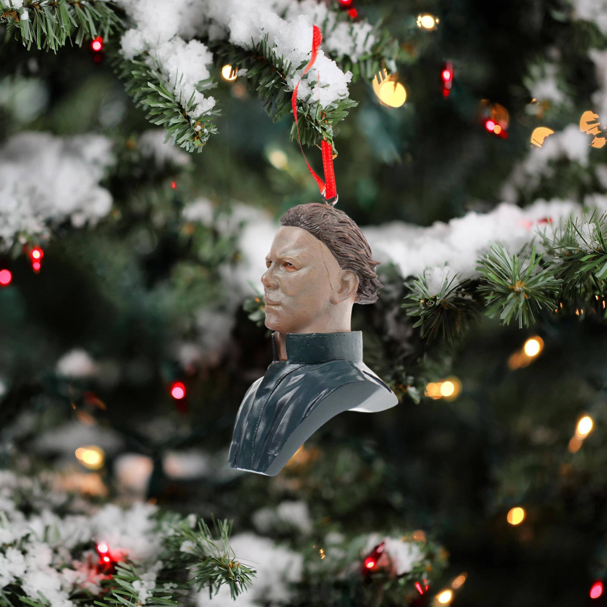 Alt View 2. Trick or Treat Studios - Halloween II Holiday Horrors Ornament | Michael Myers - Black.