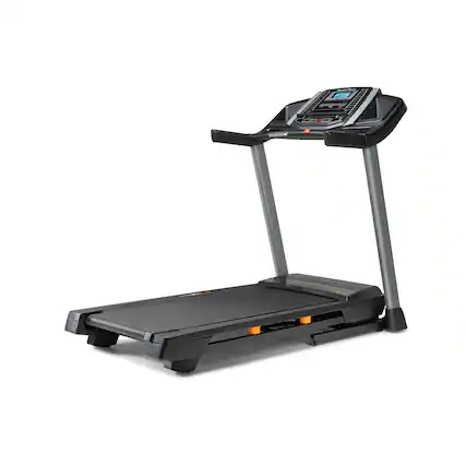 Front. NordicTrack - NordicTrack T 6.5 S; Treadmill for Running and Walking with 5” Display and SpaceSaver Design - Black.