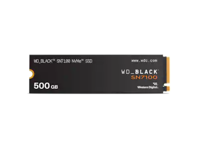 Western Digital WD_BLACK SN7100 M.2 2280 500GB PCI Express 4.0 x4 Western Digital WD_BLACK SN7100 M.2 2280 500GB PCI Express 4.0 x4