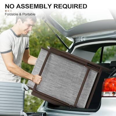 NO ASSEMBLY REQUIRED  
Foldable & Portable