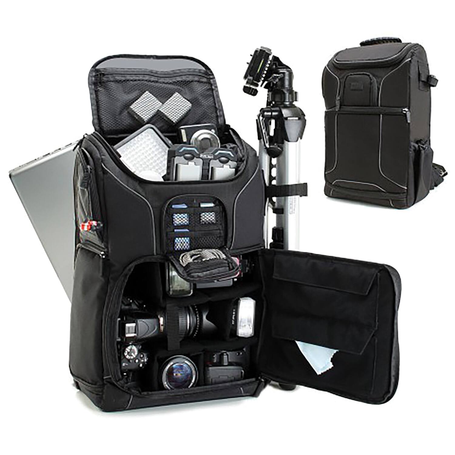 Alt View 9. USA Gear - Usa Gear Grsls17100bkws S Series S17 Dslr Camera Backpack - black.