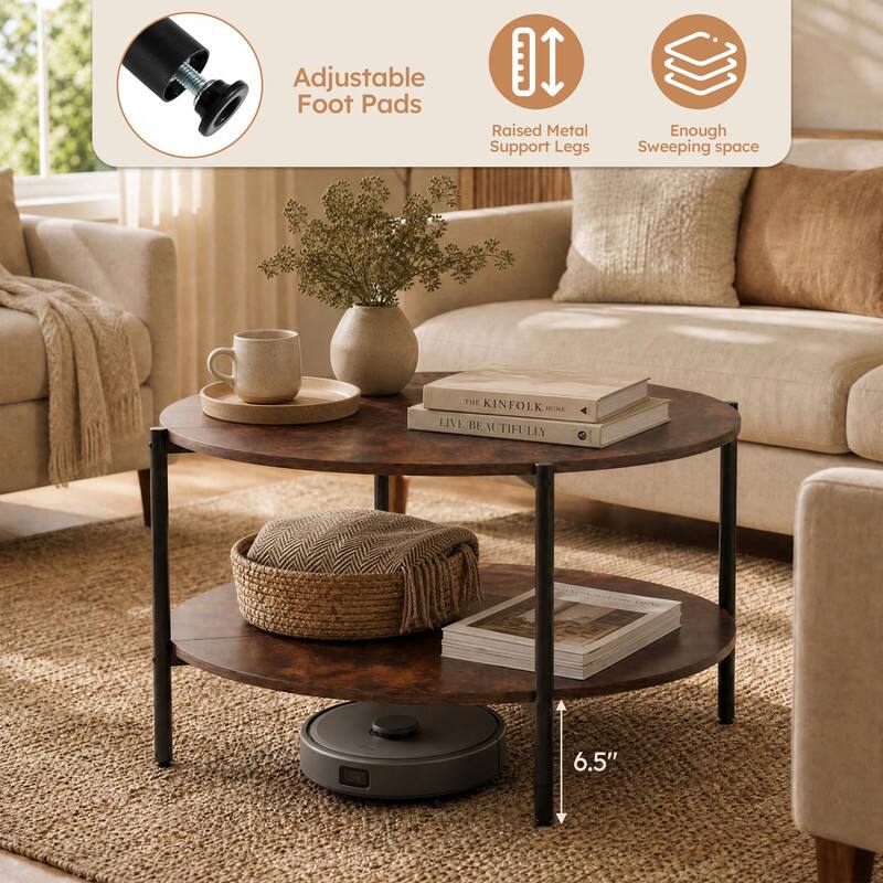 Adjustable Foot Pads  
Raised Metal Support Legs  
Enough Sweeping Space  
THE KINFOLK HOME LIVE BEAUTIFULLY  
6.5"