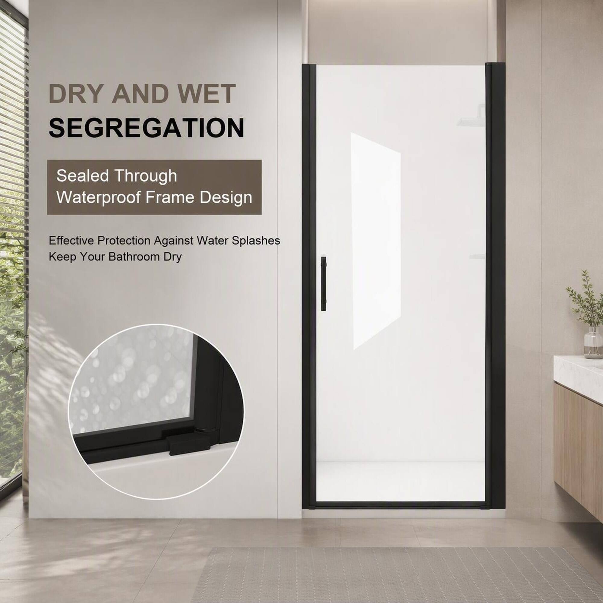 DRY AND WET SEGREGATION

Sealed Through Waterproof Frame Design

Effective Protection Against Water Splashes Keep Your Bathroom Dry