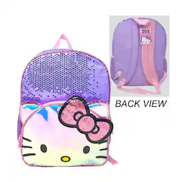 UPD - Hello Kitty 16" Backpack with Sequins - Multicolored
