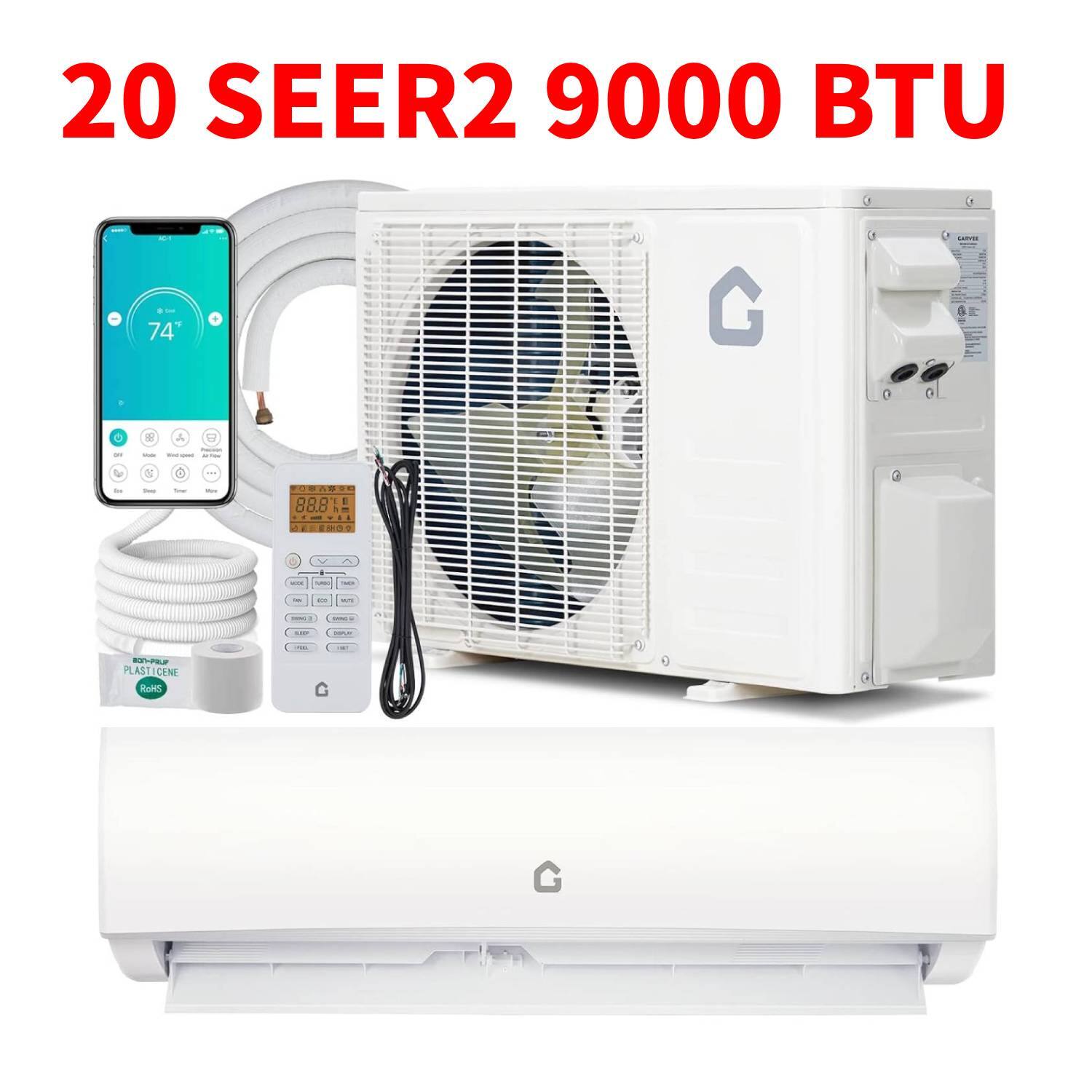 20 SEER2 9000 BTU