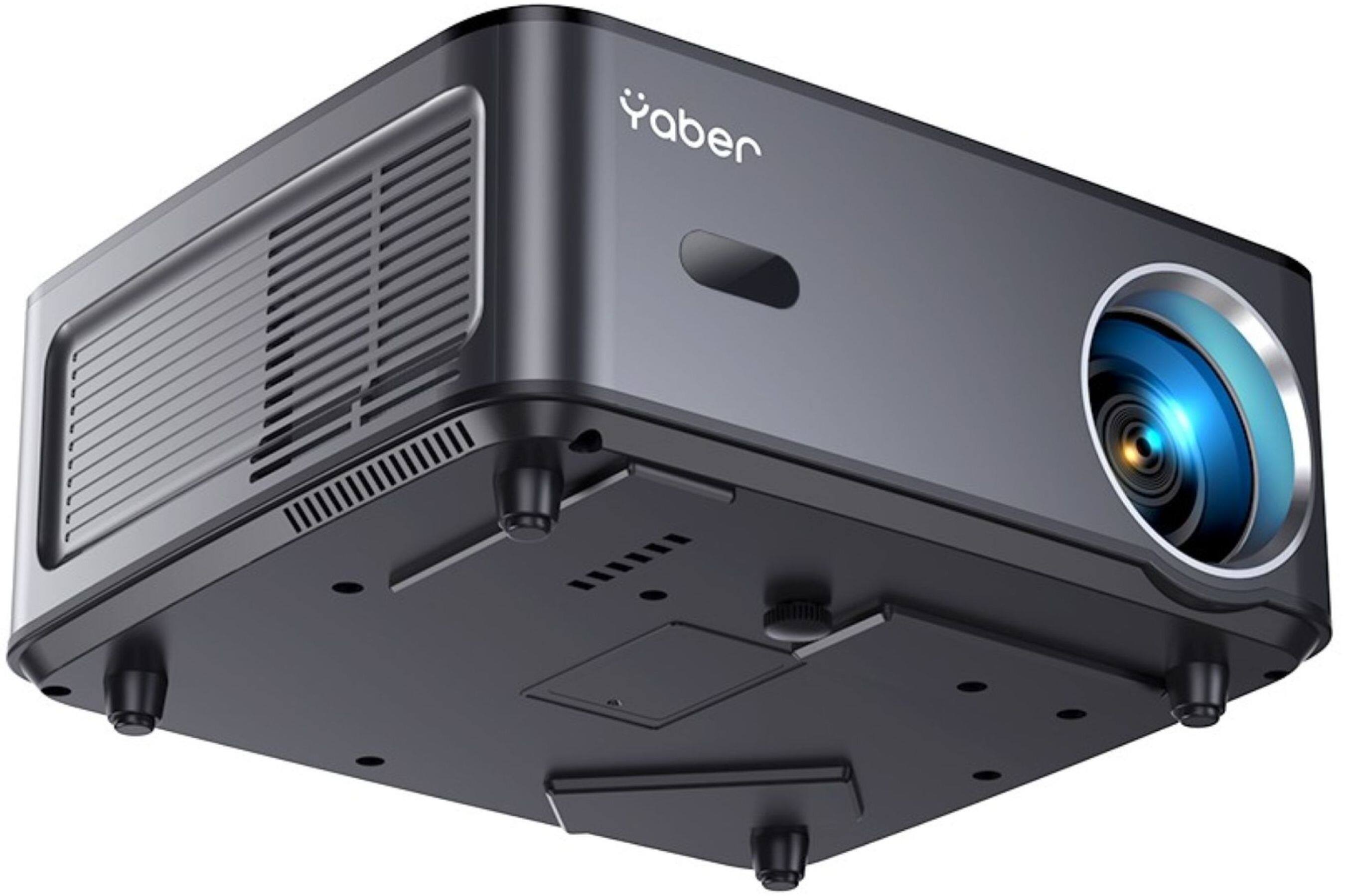 Left. Yaber - Yaber - Pro U6 4K Projector Bluetooth WiFi, 500 ISO,1080P 4D&4P Keystone Correction,500" Giant Screen Projector - Black - Black.
