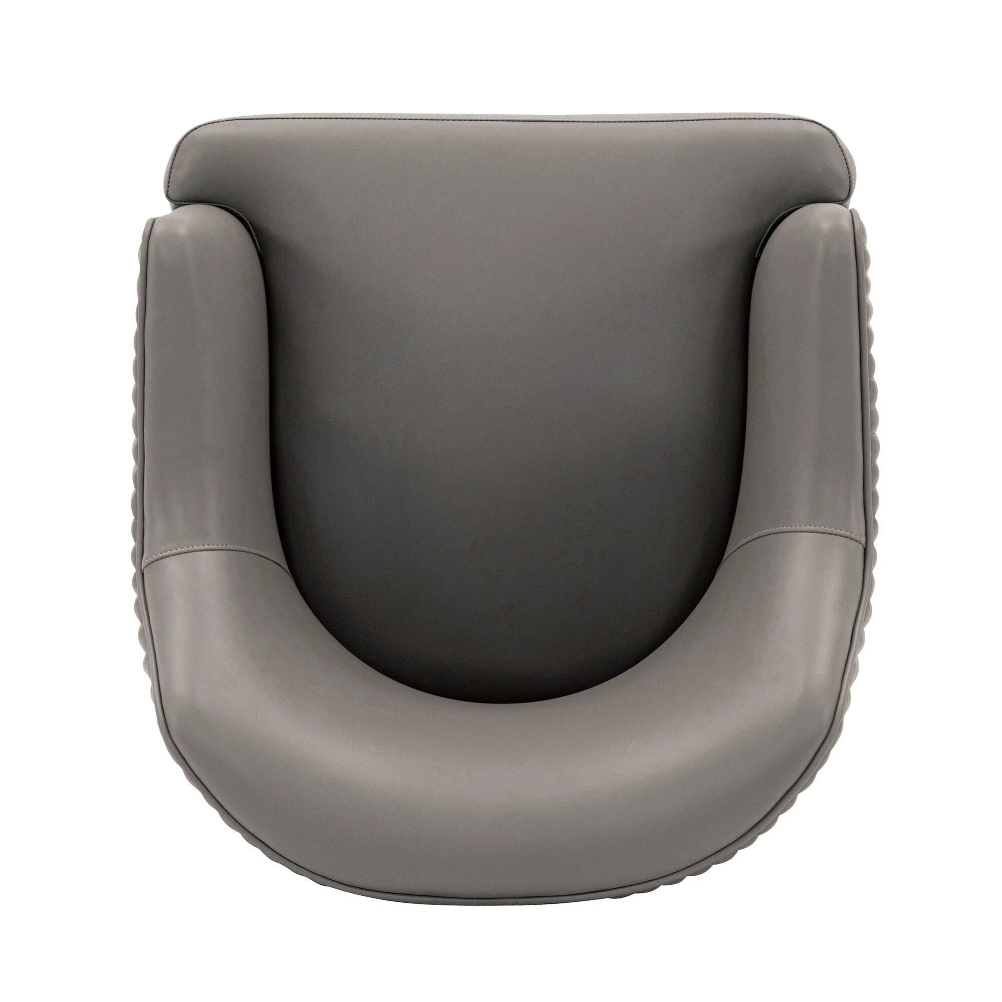 Alt View 4. Manhattan Comfort - Raya Modern Wood Vegan Leather Dining Chair - Taupe.