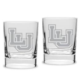 Jardine - Lamar Cardinals 11.75oz. Two-Piece Luigi Bormioli Square Double Old Fashion Glasses Set - Multicolor