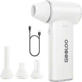 GOOLOO - F3 Cordless Air Duster, 150,000 RPM, 3-Speed Rechargeable Portable Cleaner for PC Car Home Outdoor Cleaning
