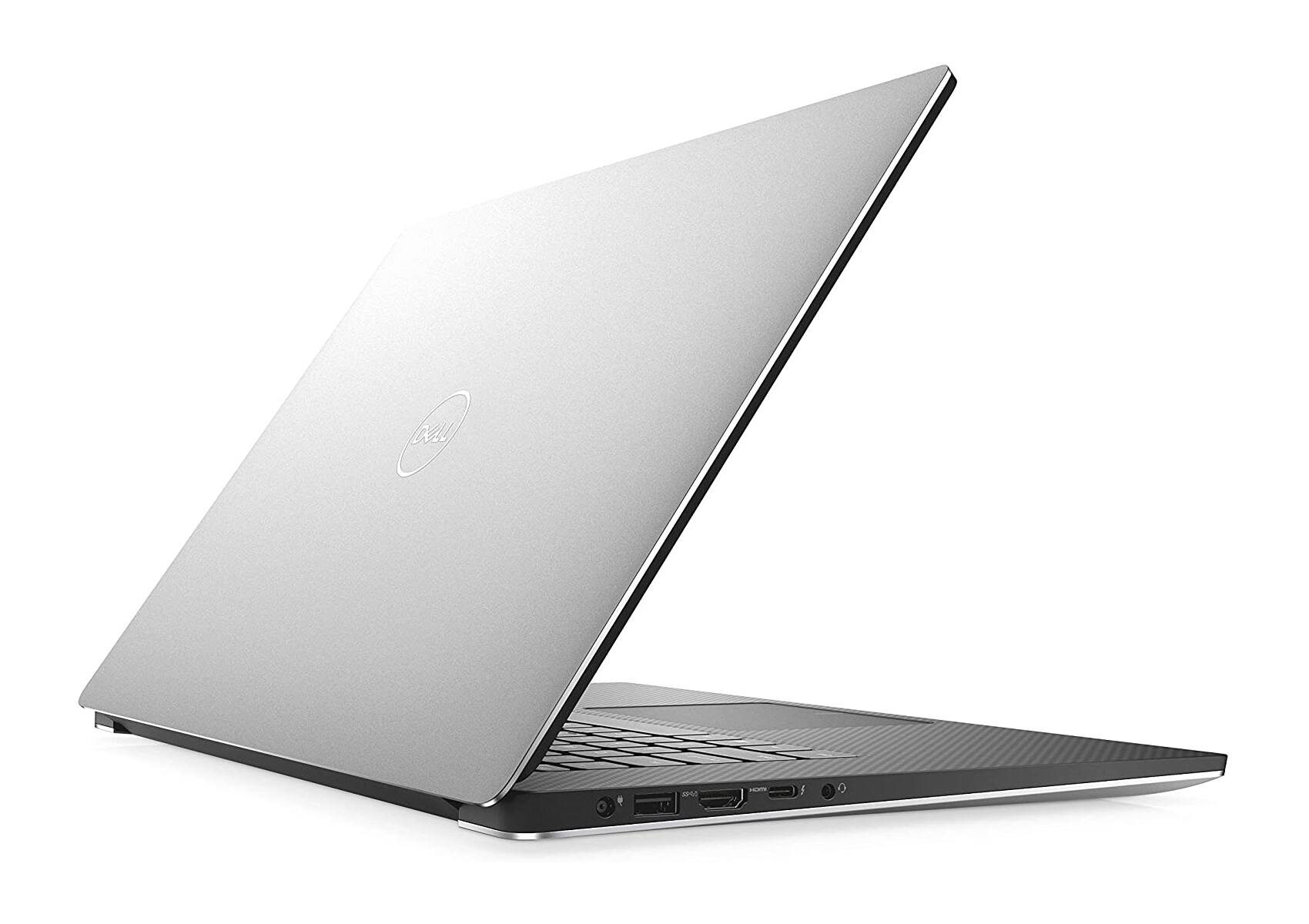 Angle. Dell - Dell Precision 5540 Core i7-9850H 2.6GHz, 8GB, 256GB NVMe, 15.6" UHD, Win 11 Pro 64-bit, Touch NVIDIA Quadro T1000 4GB - Dark Gray.
