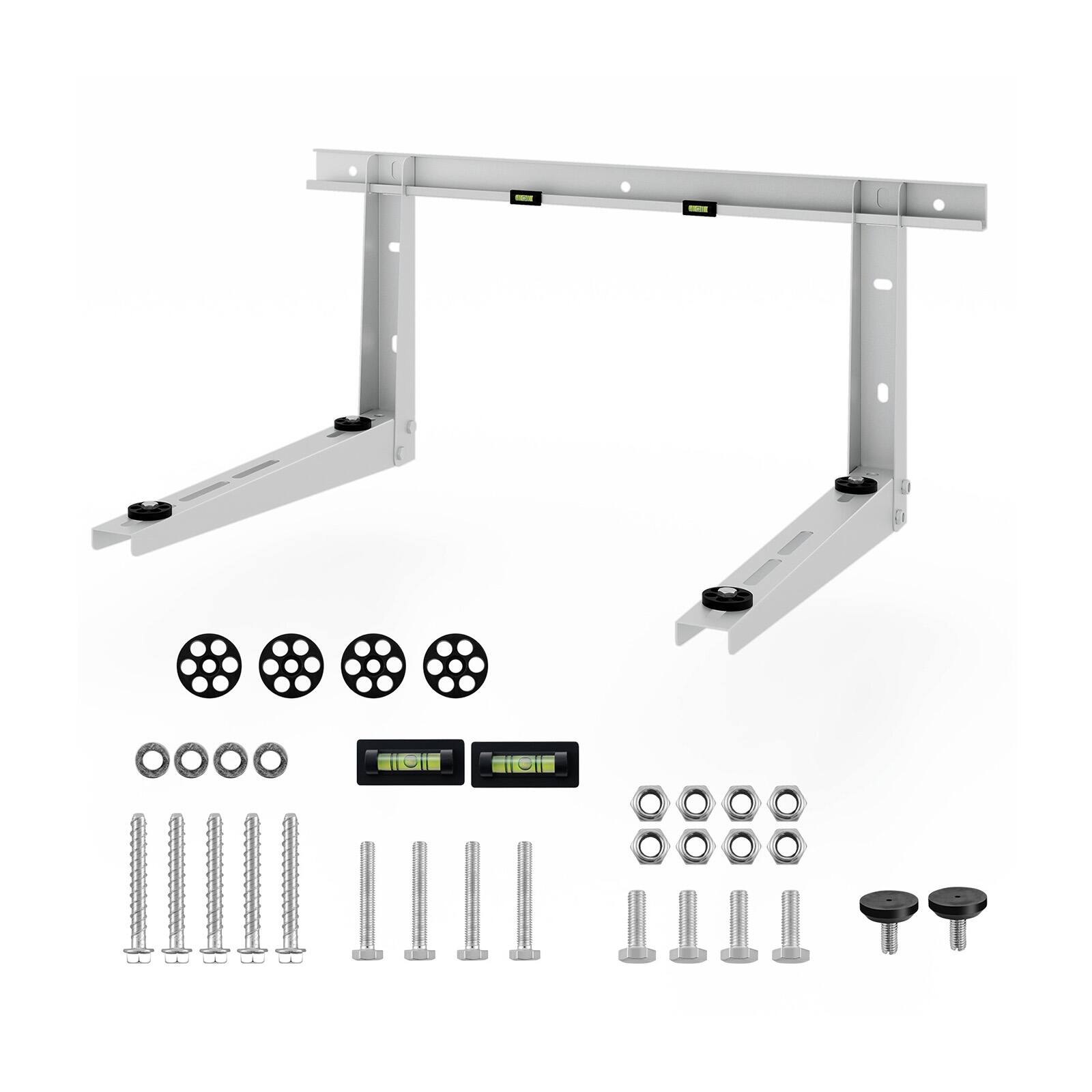 Sugift - Mini Split Wall Mounting Bracket for 12000-24000 BTU Universal Ductless AC - Silver
