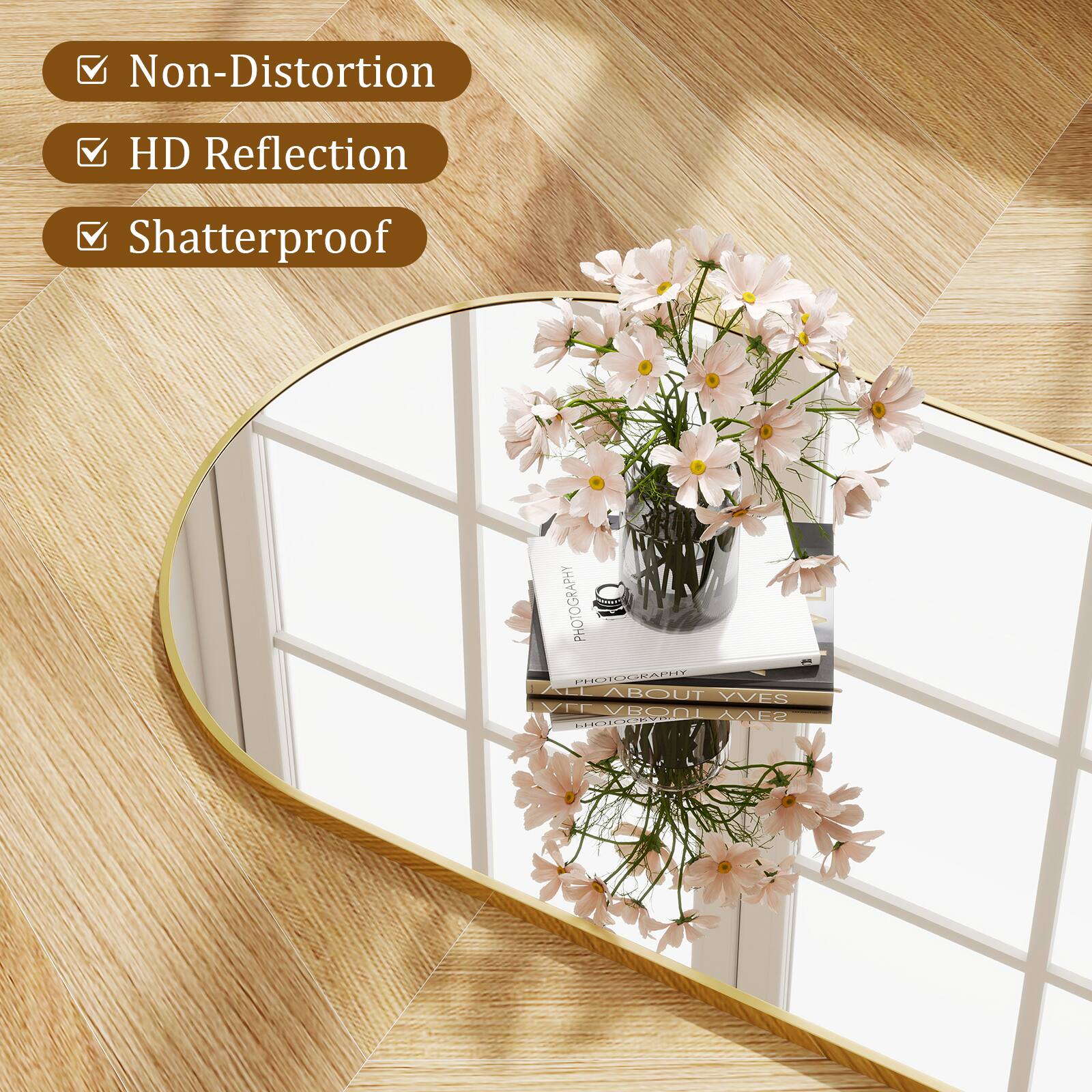 Non-Distortion  
HD Reflection  
Shatterproof  

PHOTOGRAPHY  
ALL ABOUT YVES  
PHOTOGRAPHY