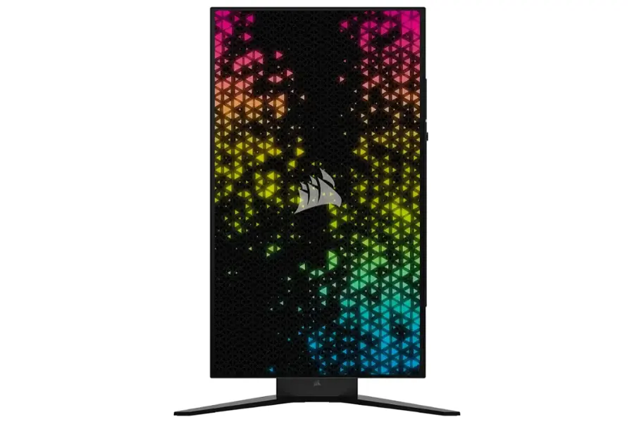 Alt View 19. CORSAIR - XENEON 27" OLED QHD FreeSync Premium and G-SYNC Compatible Gaming Monitor with HDR (HDMI, USB, DisplayPort) - Black.