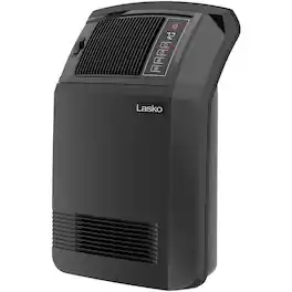 Lasko - Cyclonic Digital Ceramic Heater with Remote - Ceramic - Electric - 1500 W - 2 x Heat Settings - 1500 W - Remote - Black