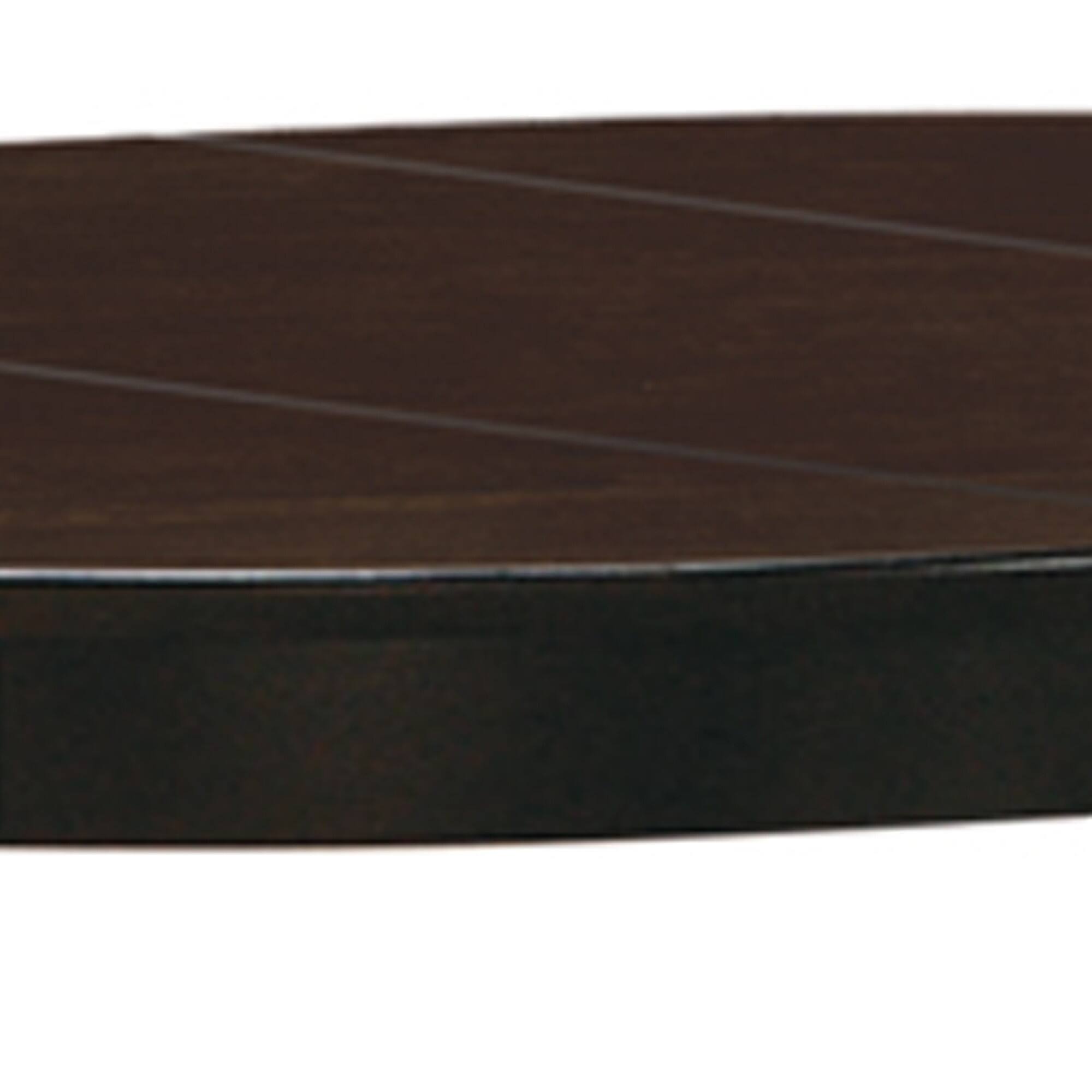 Back. Manhattan Lane - Modish Oval Shaped Wooden Dining Table - Brown.
