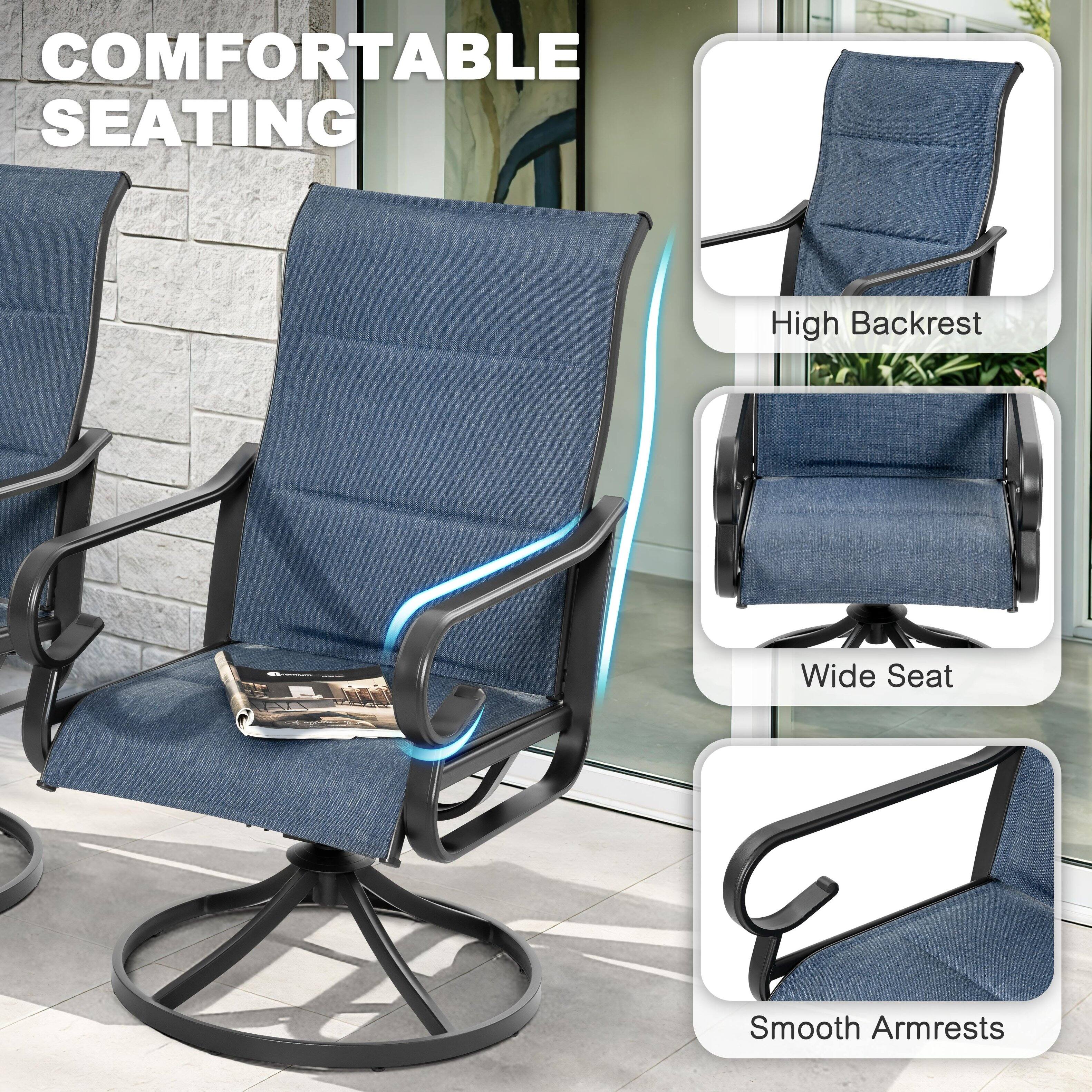 COMFORTABLE SEATING

- High Backrest
- Wide Seat
- Smooth Armrests