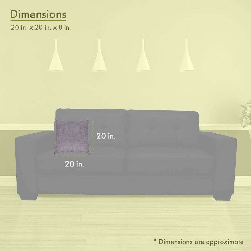 Dimensions  
20 in. x 20 in. x 8 in.  

20 in.  
20 in.  

*Dimensions are approximate