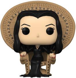 Funko - POP! Deluxe: Addams Family Classic - Morticia in Chair - COLLECTIBLES - Multicolor