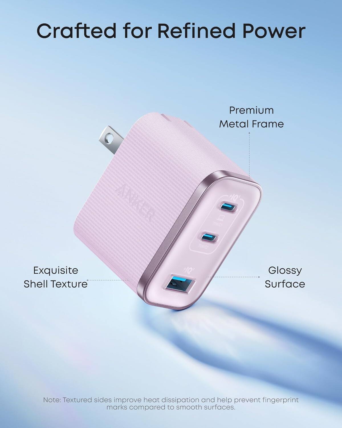 Crafted for Refined Power

Premium Metal Frame

Exquisite Shell Texture

Glossy Surface

Note: Textured sides improve heat dissipation and help prevent fingerprint marks compared to smooth surfaces.