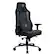 Front. Arozzi - Vernazza Series Top-Tier Premium Supersoft Upholstery Fabric Gaming Chair - Black.