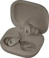 Beats - Powerbeats Fit True Wireless Active Noise Canceling Earbuds - Gravel Gray - Front_Zoom