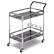Angle. Simpli Home - Watts 26 inch Bar Cart - Chrome.