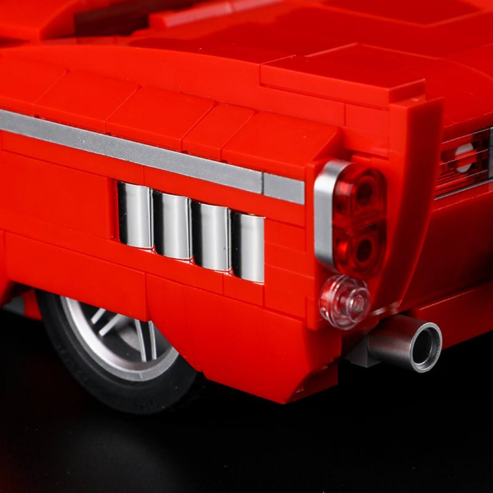 Alt View 9. Lumibricks - Lowrider Car Building Block Set, 969-Piece Automotive Collectible Model for Car Lovers Ages 16+.