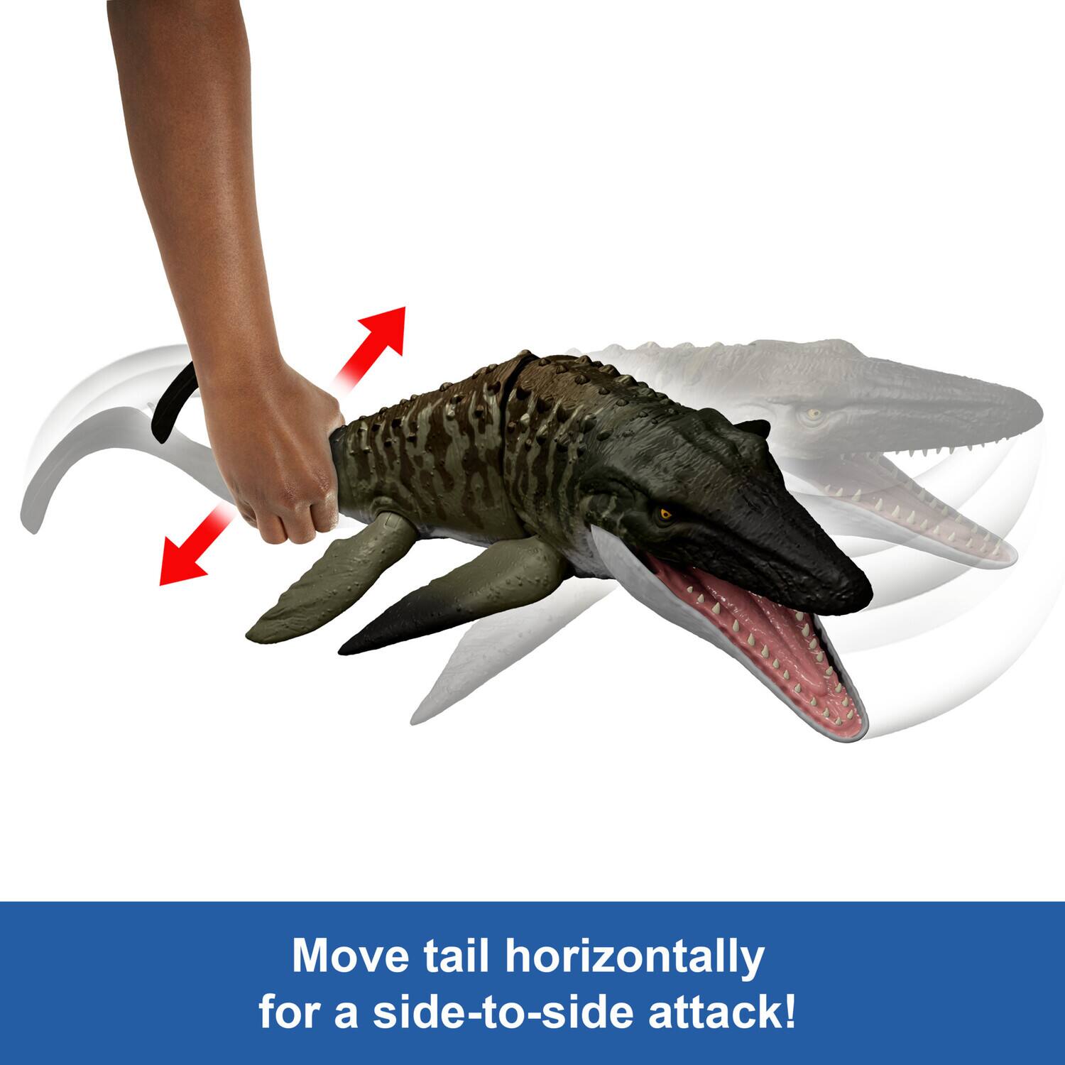 Move tail horizontally for a side-to-side attack!