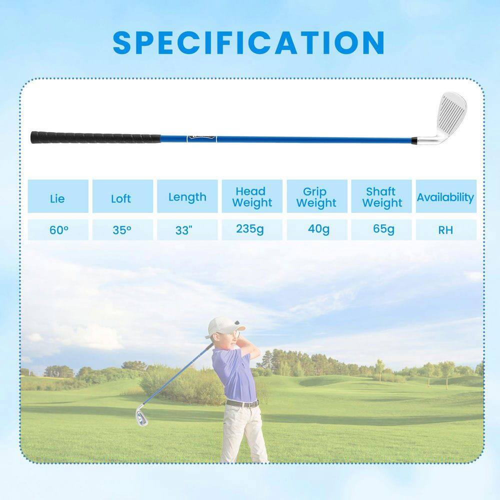 SPECIFICATION  
Lie Loft Length Head Weight Grip Weight Shaft Weight Availability  
60° 35° 33" 235g 40g 65g RH