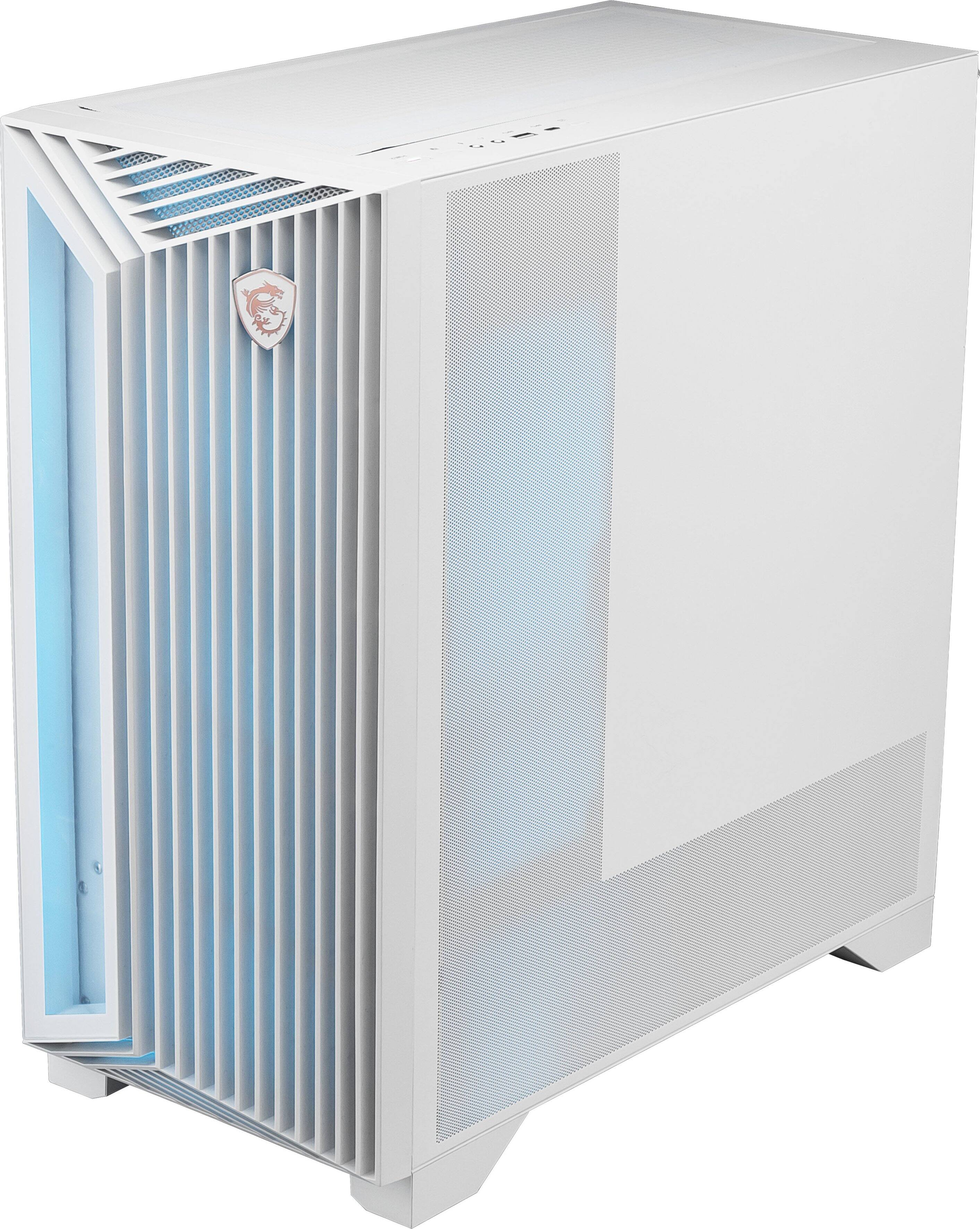 Alt View 7. MSI - Aegis Z2 Gaming Desktop - AMD R5-8400F 2024 - 16GB Memory - NVIDIA GeForce RTX 5060 - 1TB SSD Storage - White - White.