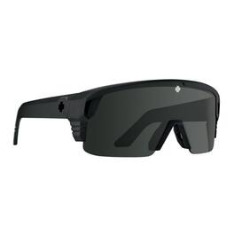 Spy Optic - Monolith 5050 Extra Large Sunglasses for Men with Black Matte Frame - Black/Green