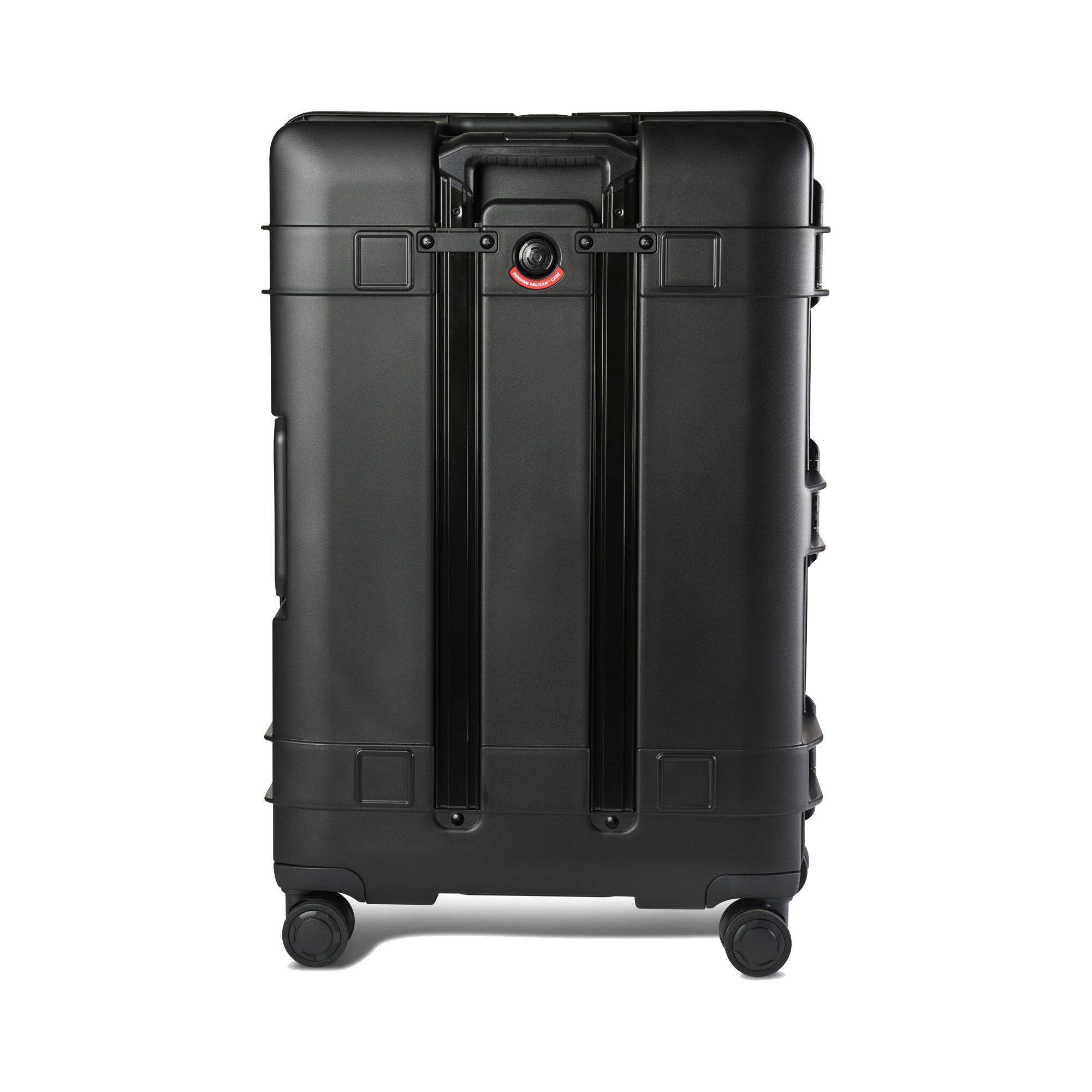 Back. Pelican - ATX Hardside 30" Large Checked Suitcase Luggage - Black.