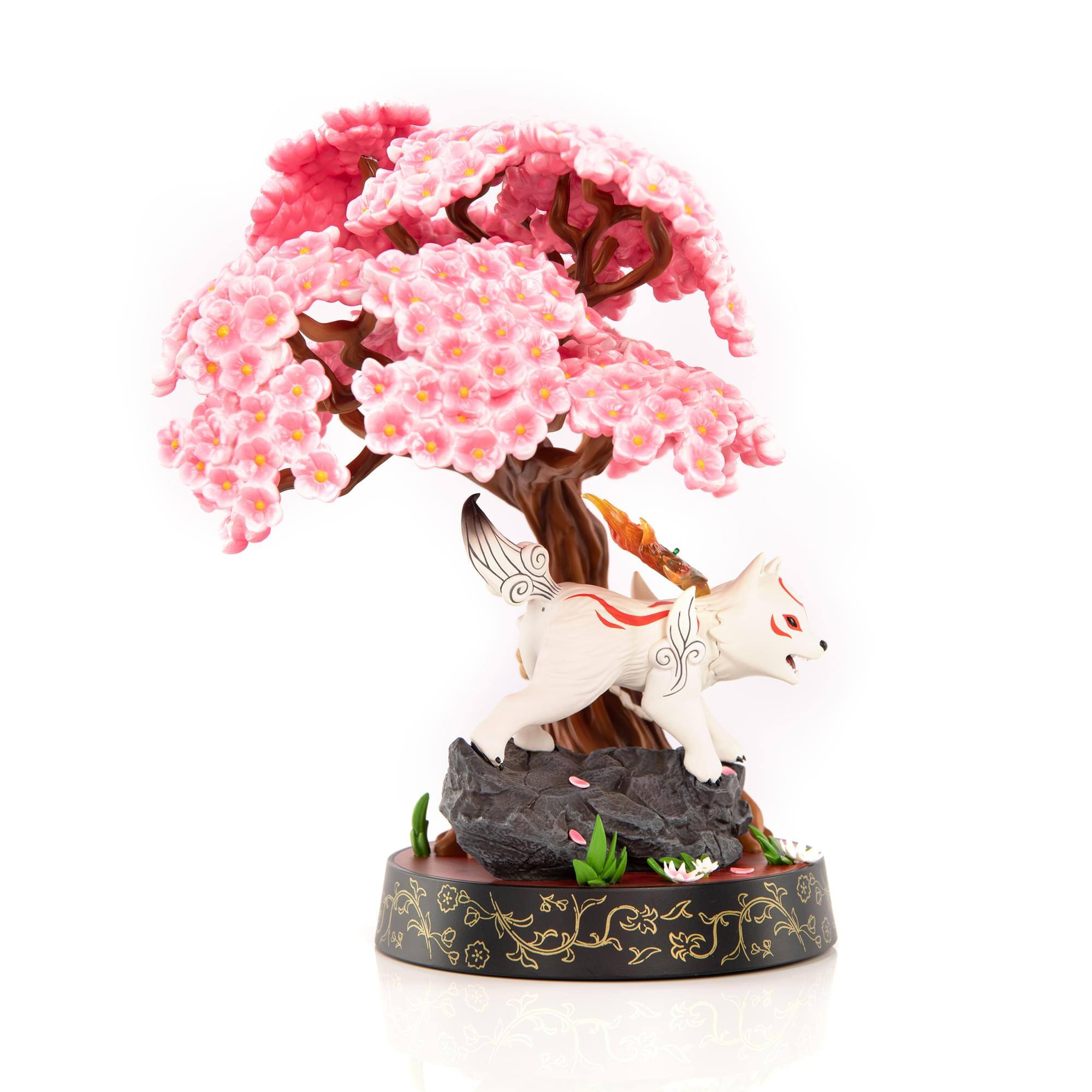 Alt View 2. First 4 Figures - Okamiden Chibiterasu 10 Inch PVC Statue (Standard Edition) - Multi-Colored.