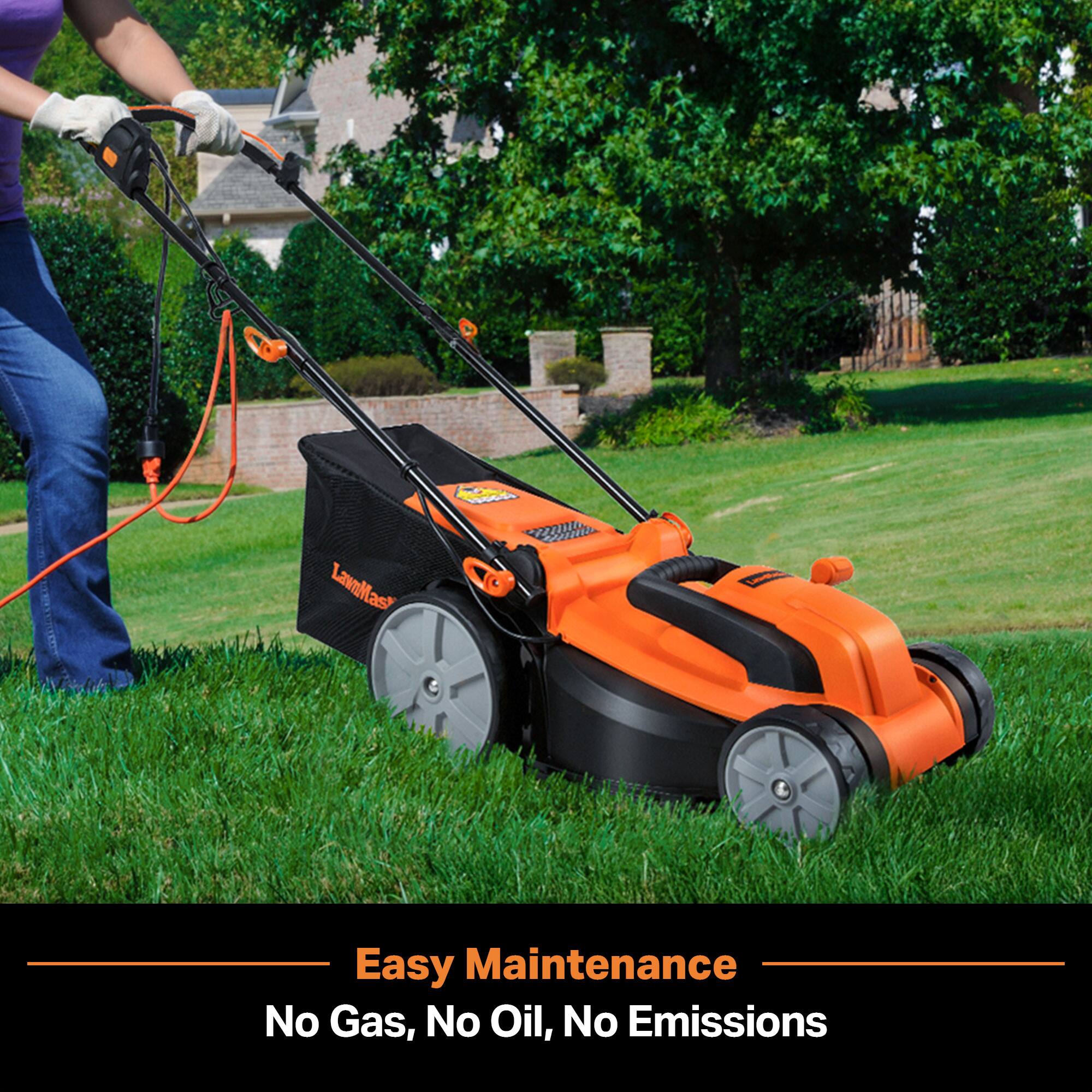 LawnMaster

Easy Maintenance  
No Gas, No Oil, No Emissions